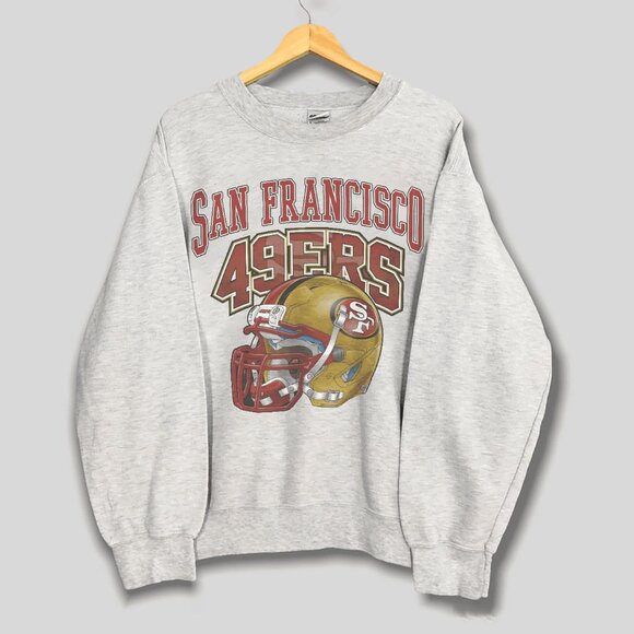 San Francisco 49ers Football Sweatshirt, Retro 90s NFL 49ers Unisex Shirt Tee - Picture 1 of 2